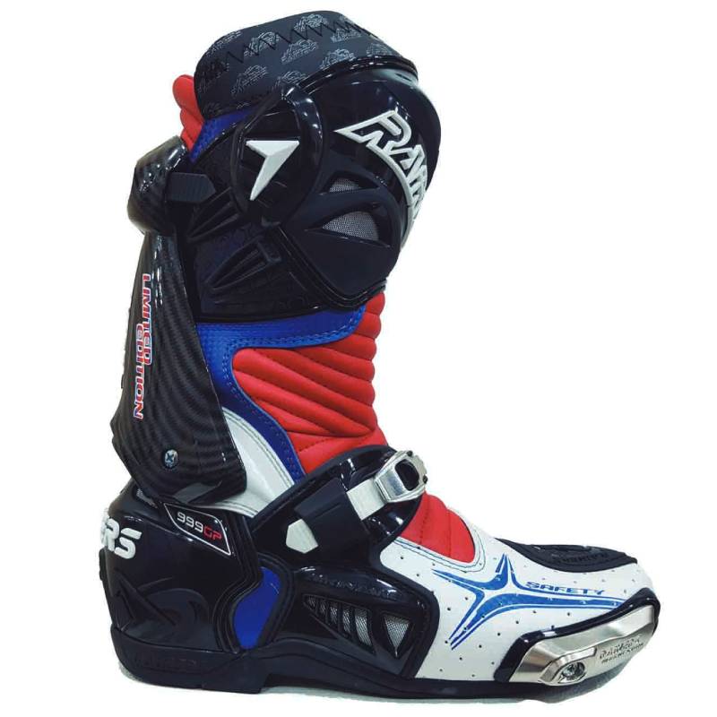 Botas moto Racing Rainers 999GP en Carbono Rojo